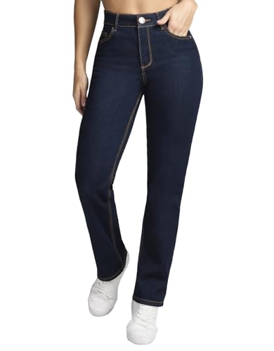 La Mejor Lista de Jeans Mezclilla que puedes comprar esta semana. 49 Seven Jeans Pantalón de Mezclilla para Mujer, Cintura Alta, Corte Recto, Push Up, Modelo 0075INDI (MX/US, Numérica, 15, Regular, Regular, Indigo)