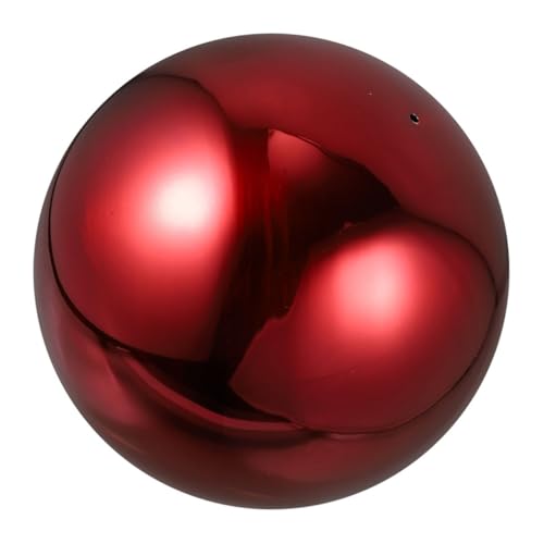 ibasenice Stainless Steel Gazing Globe Polished Mirror Ball for Garden Decor Reflective Outdoor Sphere for Lawn and Patio Shatterproof Metal Ball for Photography and Contemporary
