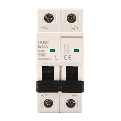 Interruptor fotovoltaico de 2 polos CC para asegurar la energia solar de tu hogar