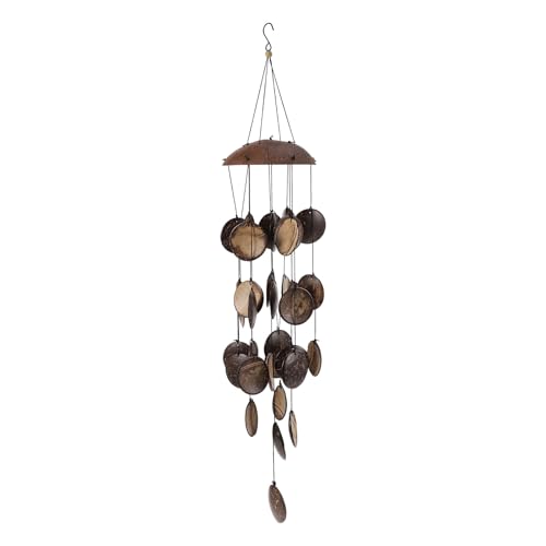 Carillon Éolien LABRIMP en Coque de Noyer Artisanale et Résistante - 2