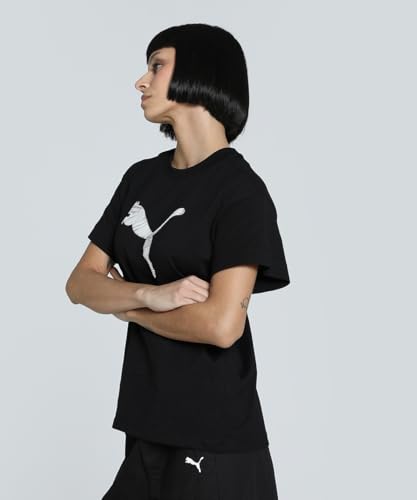 Image of Puma Women's Solid Relaxed Fit T-Shirt
