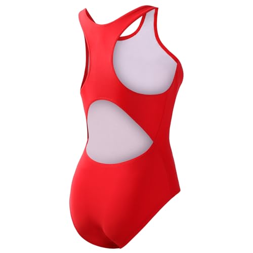Image of Girls' Swimsuit One Piece Swimming Suits Flyback Swimwear for Practice