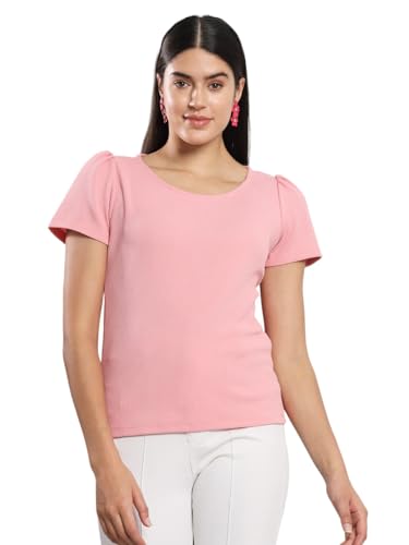 Image of Q - RIOUS Casual Solid Womens Regular Top