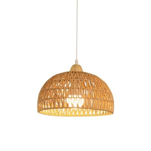Lampes de suspension en rattan raffiné et bois noble pour une décoration d'exception