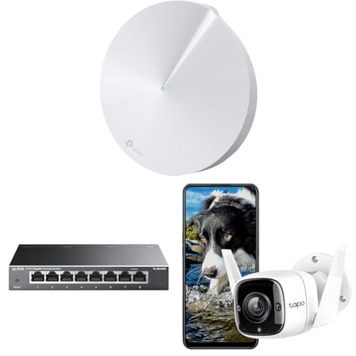 Image of TP-Link Deco M5 Whole Home Mesh Dual Band 1300 Mbps Wi-Fi, Up to 2000 sq ft Coverage, Works with AMA
