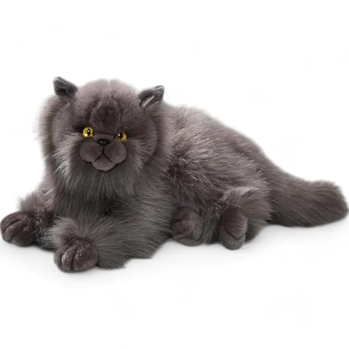 Carl Dick Cat, Persian Gray, 12 inches, 30cm, Plush Toy, Soft Toy, Stuffed Animal 3433