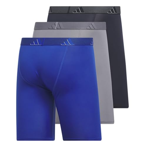 Image of adidas Men's Performance 3-Pack Long Boxer Brief