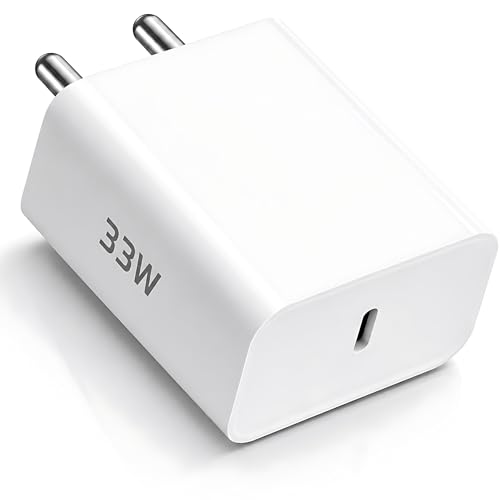 Image of MAK 33W Type C PD Fast Charger Adapter Compatible for Nothing Phone 2a Plus, Nothing Phone 2a, Nothing Phone 2, Nothing Phone 1 and CMF Phone 1, Super Fast USB C Wall Charger 3A White.