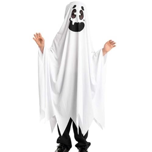 Disfraz de fantasma para adultos, disfraz de sonrisa fantasma para cosplay, disfraz suave festivo, capa unisex multiusos para fiestas de carnaval