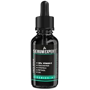 LA SERUM EXPERT Series X, Vitamin C Serum with Niacinamide, Hyaluronic Acid, Vitamin E, Retinol For Face (30 ml)