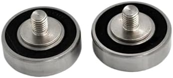 ZGKQFFZLL 1 Pcs External Thread Bearing JS620447-14C2L12M10 Screw Wheel and Guide(J620447-14C7.5L12M10) - 2