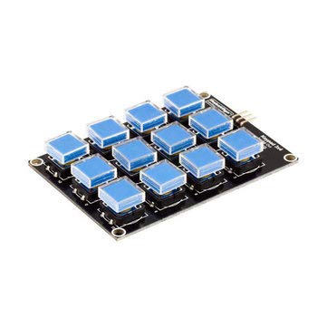 Buy 12 Button Keypad - Push Button Board - 5V Button Keypad 3x4 Module ...