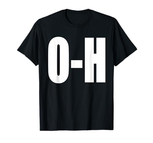O-H Couples Matching Football Shirt For Ohio Sports T-Shirt