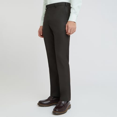 Image of Park Avenue Men's Regular Fit Mid Rise Pants
