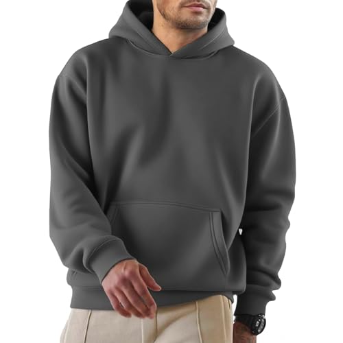 PINSPARK Sweatshirt Herren Winter Langarm Kapuzenpullover Warm Hoodie Jogging Fitness Pullover Atmungsaktiv Schnelltrocknend Gym Shirts Dunkelgrau 3XL PINSPARK Sweatshirt Herren Winter Langarm Kapuzenpullover Warm Hoodie Jogging Fitness Pullover Atmungsaktiv Schnelltrocknend Gym Shirts Dunkelgrau 3XL