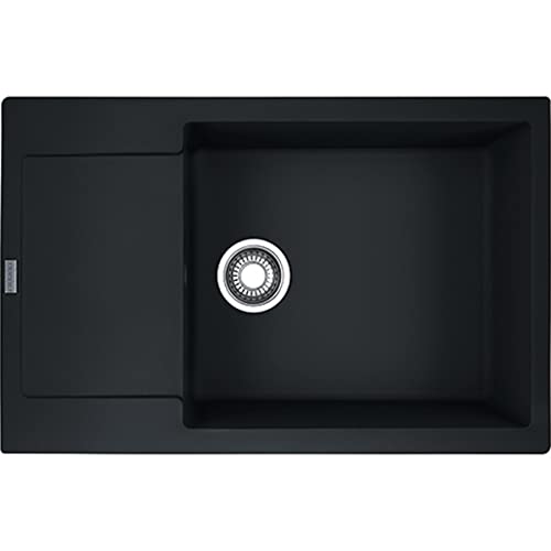 FRANKE MRG 611-78 XL Maris Évier de Cuisine en Fragranit, Noir Mat