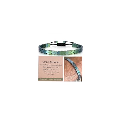 THEMEROL Easter Basket Stuffers Gifts for Him Teens Boys Ideas Teenage Gift Bracelets Men Hematite...