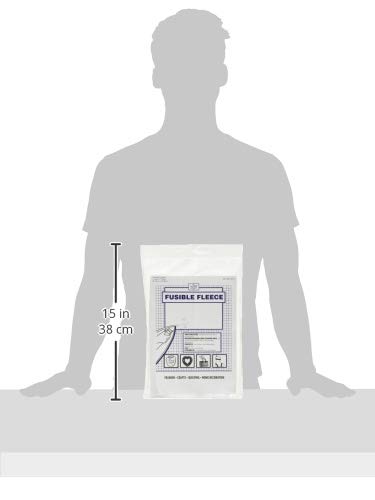 HTC 5223 Fusible Fleece, 91 x 55 cm, branco