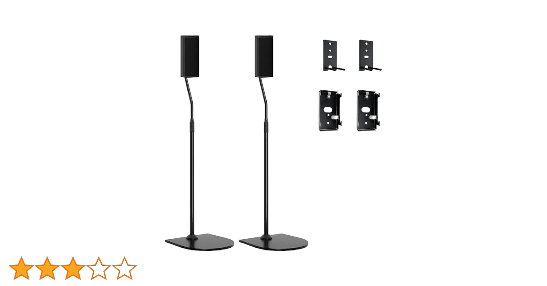 【拓也】Bose Surround Speakersスタンド付き BOSE Surround Speakers (ボーズブラック)「Surround speakers