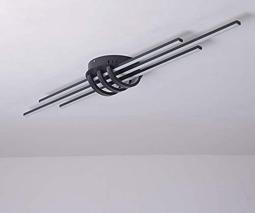 Plafonnier LED grand format à télécommande et intensité variable pour bureau et salon - 4