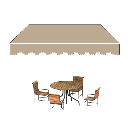 Tela para toldo retráctil con protección impermeable para sombra de patios y terrazas
