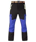 Wasserdicht und warm: Diese Wanderhose für Kinder kombiniert Komfort und Funktionalität und ist wasserabweisend. Das Fleece im Inneren der Outdoorhose fühlt sich weich auf der Haut des Kindes an und hält warm.