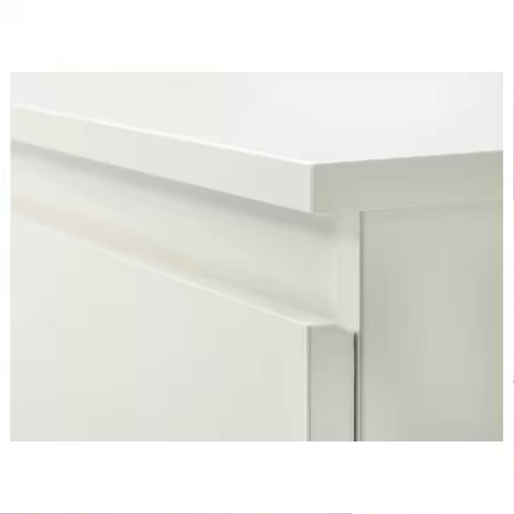 Flaming® IKEEAAA Kullen Chest of 2 Drawers, 35X49 Cm (13 3/4X19 1/4"), Matte, (White) 3