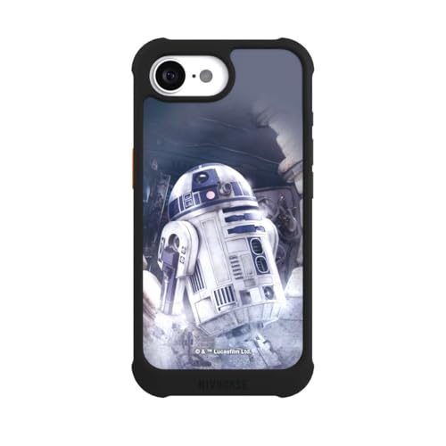 Coque iPhone 16e antichoc noire NIVOmax design Star Wars