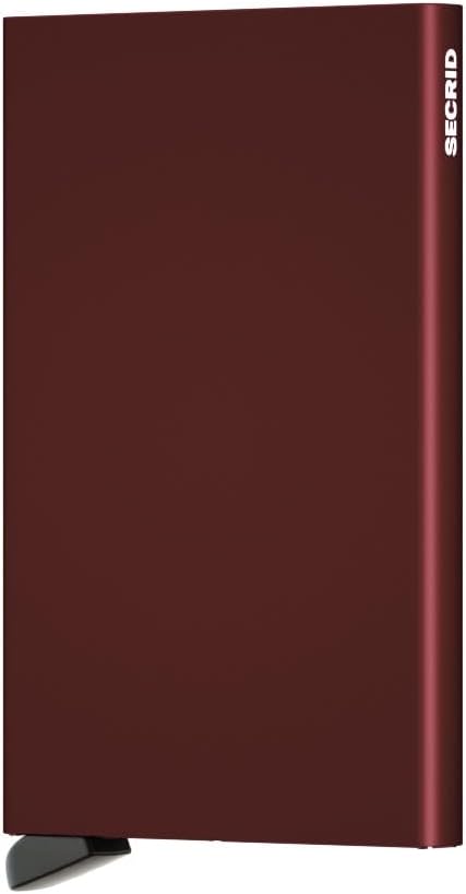 SECRIDUnisex Cardprotector Travel Accessory Envelope Card Holder Bordeaux, bordeaux, 10.20 cm