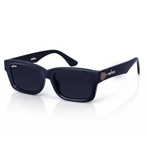 Image of Dervin UV Protection Polarized Rectangular Sunglasses for Men and Women