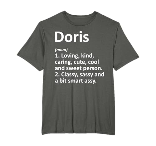 DORIS Definition Personalized Name Funny Birthday Gift Idea T-Shirt
