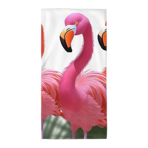 KLLTYHMU Toallas de mano para baño, toallas de baño suaves y absorbentes, toalla decorativa de microfibra, toalla de cara de flamenco, toallas de cocina para el hogar, hotel, gimnasio, spa, yoga, 12 x