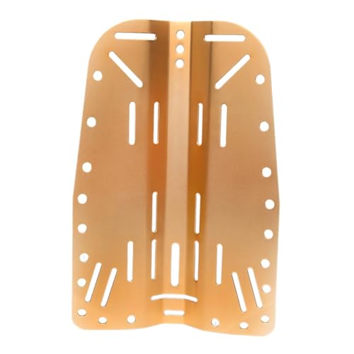 KIXZSAZ Placa Trasera para Buceo de Resistencia, Fabricada en aleación de Aluminio con 3 mm Grosor y Gran Resistencia al Desgaste. Placa Trasera para Buceo aleación Aluminio.