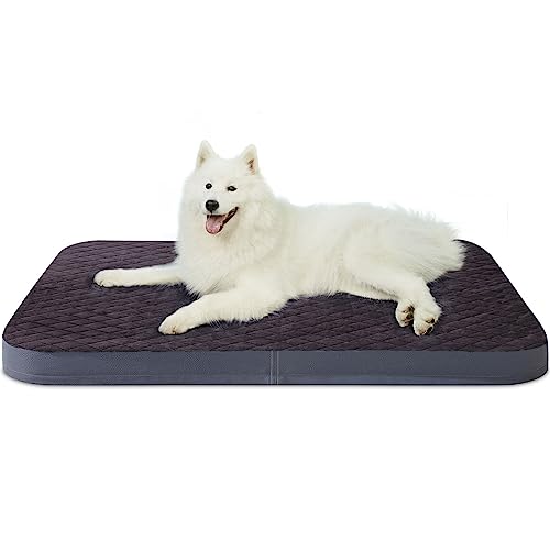 Large Dog Bed Orthopedic Foam Dog Beds Mattress 40 Inch Joint Relief Pet Sleeping Mat,Scratch Resistant,Non Slip Removable Washable Cover #TOP2