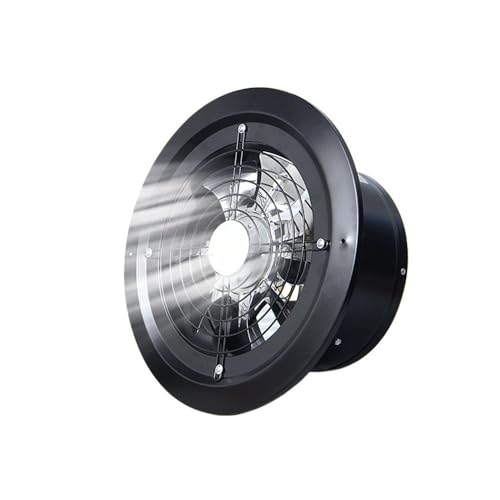 ruyi-1986 Ventilatore di scarico Ventilatore di scarico a condotto incorporato da 30 * 30 cm con elevata aspirazione for cucina e bagno, potente ventilatore di ventilazione Ventilatori da bagno