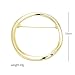 Round Circle Brooch Lapel Shawl Pin for Women Minimalist Dress Suit Scarf Hat Sweater Backpack Clothes Accessories Decoration Brooches Pins Fashion Jewelry (Gold)