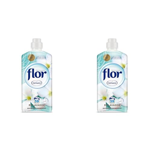 Flor Suavizante Concentrado para la Ropa, Fragancia Nenuco, 59 Lavados (Paquete de 2)