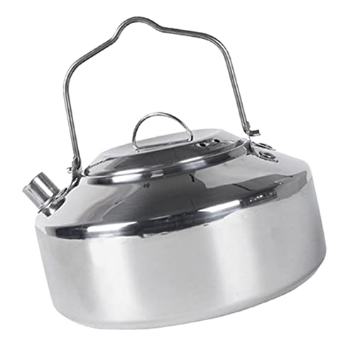 GLEAVI Outdoor Accessories Stainless Steel Water Pot Camping Tea Kettle Large Capacity Easy to Carry