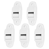 QUARKZMAN 5 Stück Rolladen Gurtführung Aufputz mit Bürste und Rolle für 14 mm Rolladengurt...