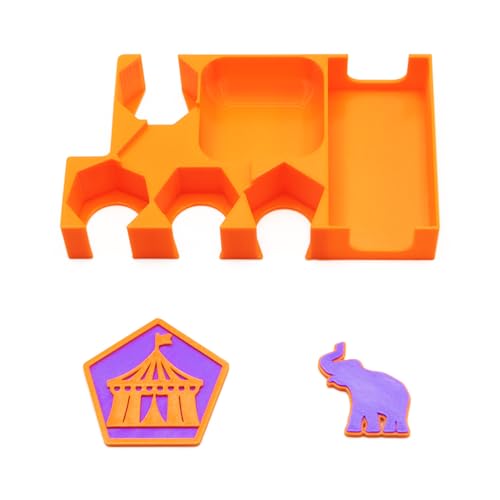 BGExpansions Insert/Organisateur, marqueur de Premier Joueur et jeton de numéro Actif pour Scout – 3 pièces. Accessoires de Jeux de société et améliorations 3D