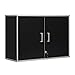 SystemBuild Apollo Wall Cabinet, Black