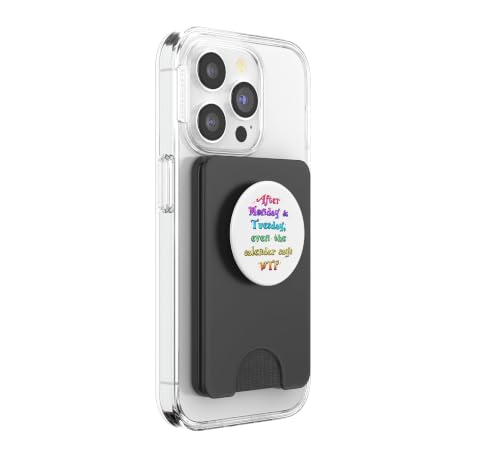PopSockets PopWallet pour MagSafe Humour After Monday - 4