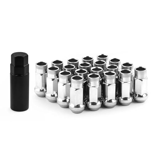 Tuercas de Rueda M12x1.5 Evita Vibraciones Pernos de Cubo de 48mm para Renovación de Coche