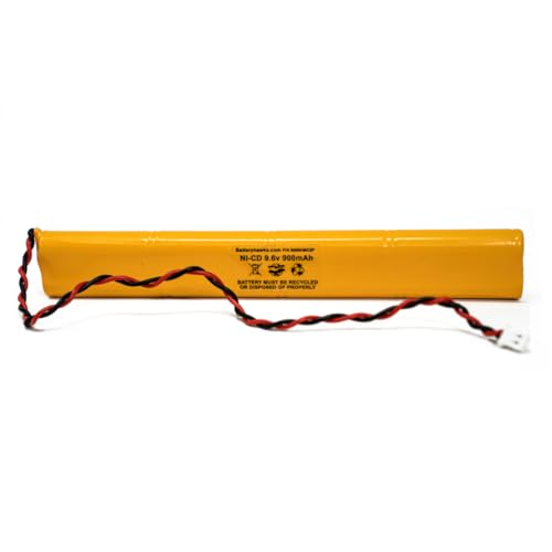 BBAT0043A Unitech BAT9.6V700 AA900MAH 9.6V ELB-B003 Lithonia ELB-B004 9.6v 900mAh Ni-CD Battery Pack Replacement for Exit Sign Emergency Light Fire Batteryhawk, LLC (5 Pack, 5, Count) by Battery Hawk - Image 2