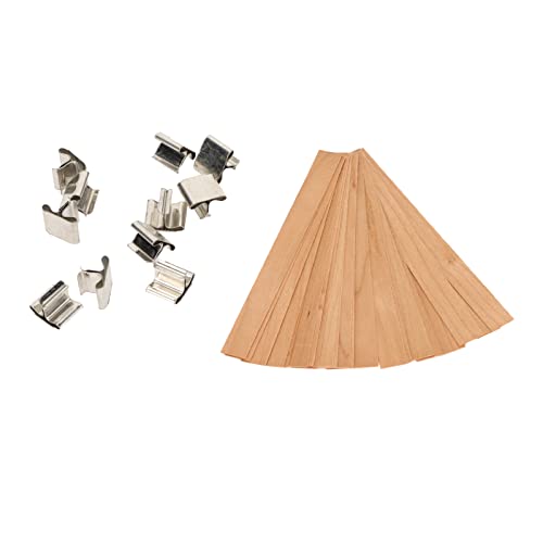 33 pzas mechas de madera para hacer velas miniatura 7