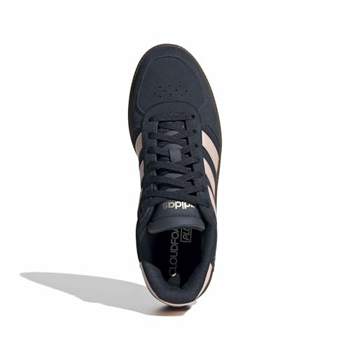 Image of adidas Womens Breaknet Sleek Sneakers Shoes Casual - Brown