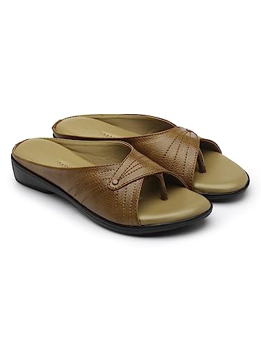 Image of AROOM Leather Comfortable & Stylish Sandals For Women & Girls