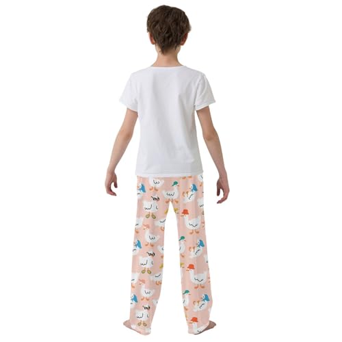 Cool Duck Boys Long Pants Soft Trousers Elastic Waist Kids Lounge Bottoms with Pockets S-XL3