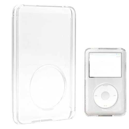 Clear Case Compatible with iPod Video 30GB 2005 / 30GB 2006, iPod Classic 80GB 2007 / 120GB 2008 / 160GB 2009, Plastic Crystal Cover, Hard Shell Protector Accessories, for 10.5mm Thin Machine
