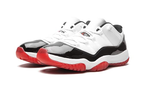 Air Jordan 11 Retro Low in White, University Red, Black by Nike3